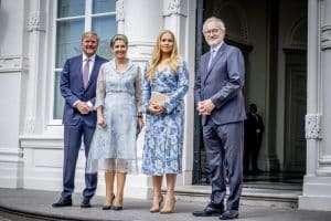 Koningspaar en Amalia nemen afscheid van Thom de Graaf als vicevoorzitter van de Raad van State