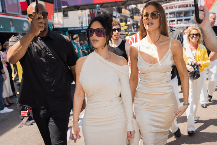 Kim Kardashian F1 Getty