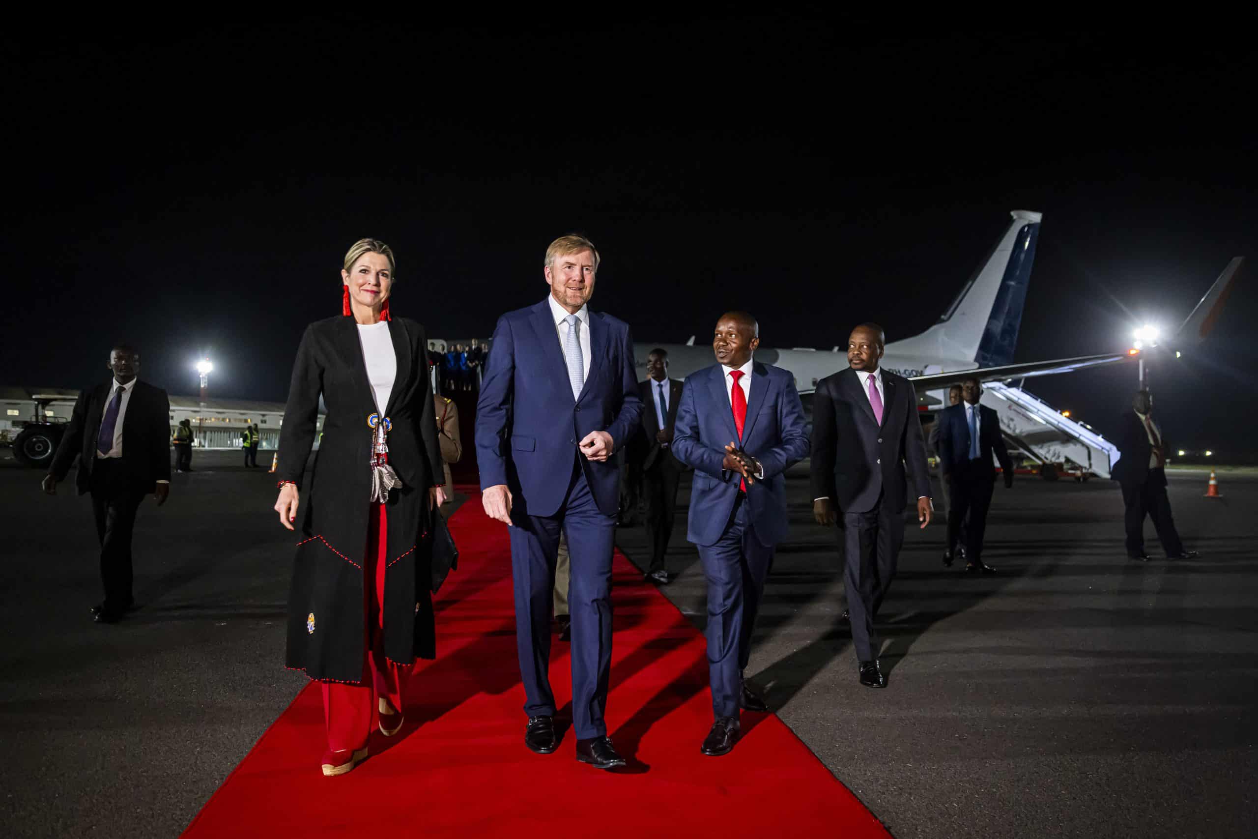 Koning Willem-Alexander en Máxima met vliegtuig Getty Images