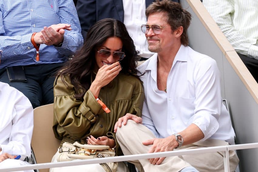 Brad Pitt en Ines de Ramon Getty