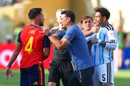 Ruzie WK-finale met Leandro Paredes van Argentinië Getty Images