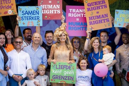 niet voor hergebruik: Máxima opent WorldPride