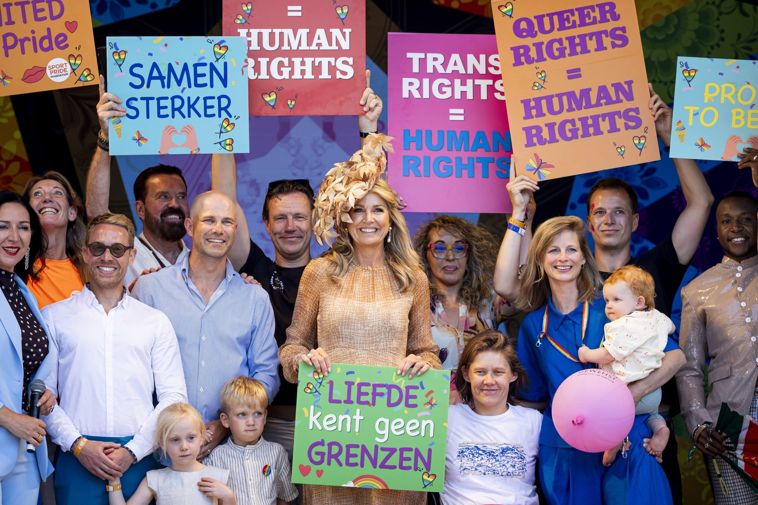 niet voor hergebruik: Máxima opent WorldPride