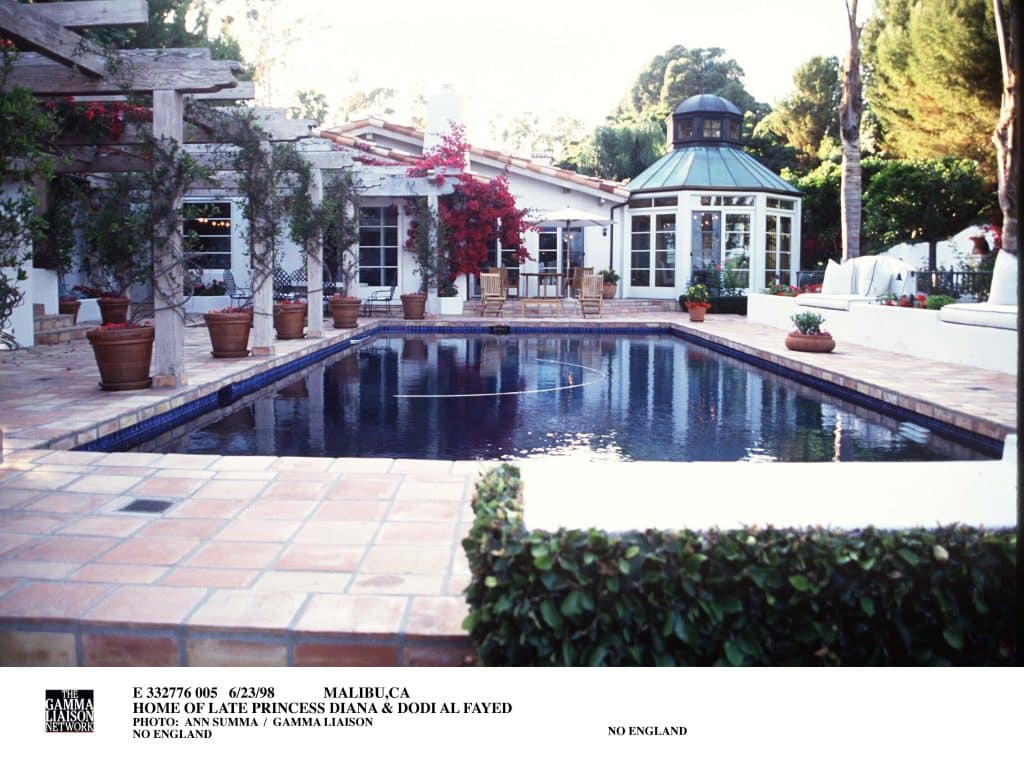 Malibu Ca Home Of Late Princess Diana & Dodi Al Fayed Photo: Ann Suma / Gamma L