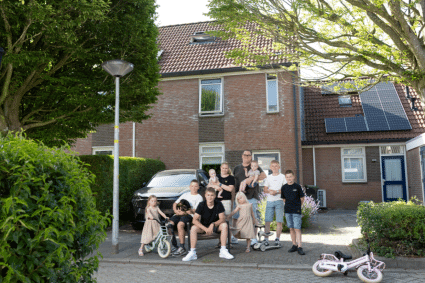 Een huis vol KRO-NCRV. Fotograaf: Stijn Ghijsen