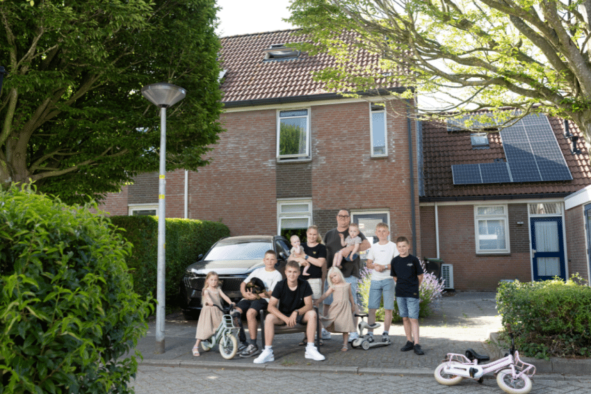 Een huis vol KRO-NCRV. Fotograaf: Stijn Ghijsen
