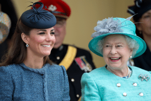 Prinses Catherine en koningin Elizabeth Getty Images