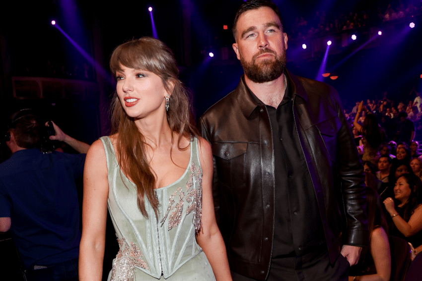 Taylor Swift en Travis Kelce Getty Images
