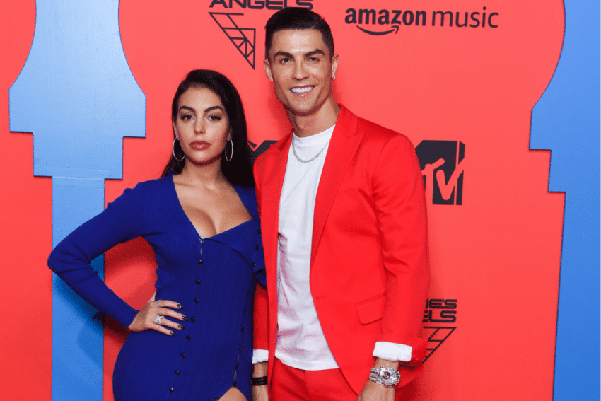 Christiano Ronaldo en Georgina Rodríguez Getty Images
