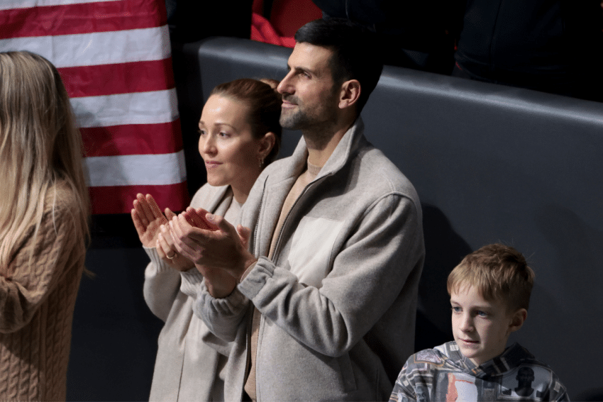 Jelena En Novak Djokovic