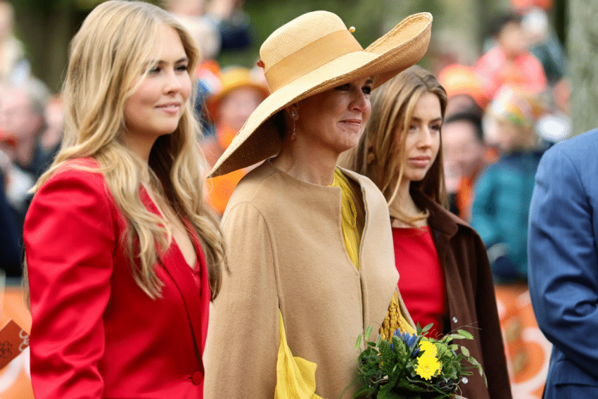 Koningin Máxima, Prinses Amalia En Prinses Alexia Getty
