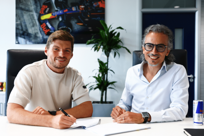 Max Verstappen D En Oracle Red Bull Racing En Laurent Mekies Teambaas Van Oracle Red Bull Racing Getty
