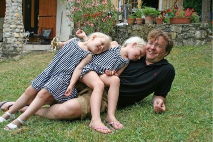 Prins Friso met zijn dochters - Getty Images