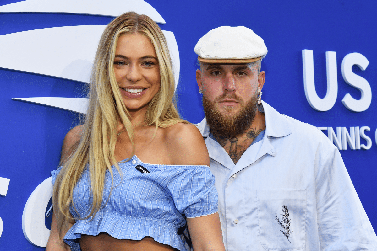 Jutta Leerdam en Jake Paul Getty Images