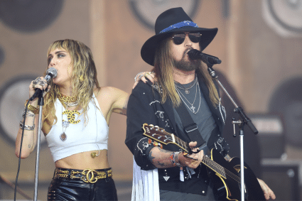 Miley en Billy Ray Cyrus Getty Images