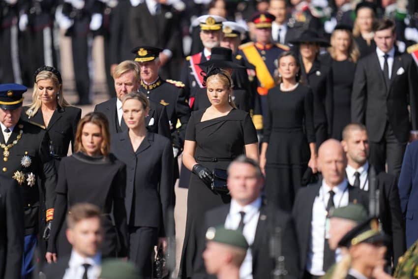 Rouwstoet koning Harald - Getty Images