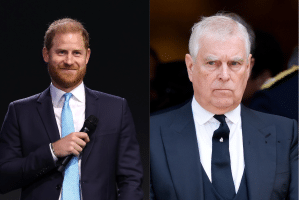 Prins Harry en Andrew Mountbatten Windsor Getty Images