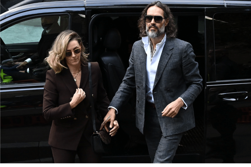 Laura en Russell Brand Getty Images