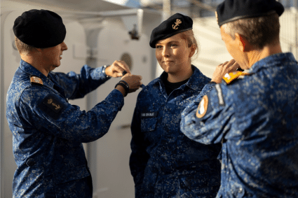 Prinses Amalia Foto: Ministerie van Defensie