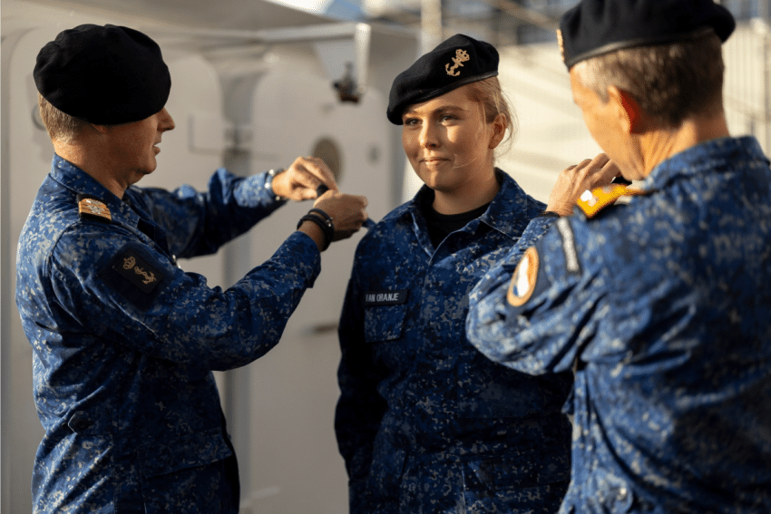 Prinses Amalia Foto: Ministerie van Defensie