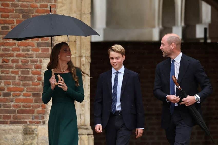 Kate, George, William Getty Images