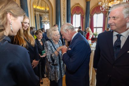 Beatrix Charles Royal Family Hosts Reception For Overseas Guests, Buckingham Palace, London, Uk 05 May 2023 Anp 468597222