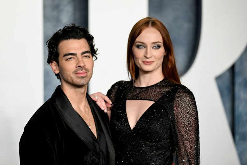 Joe Jonas Sophie Turner 2023 Vanity Fair Oscar Party Hosted By Radhika Jones Arrivals