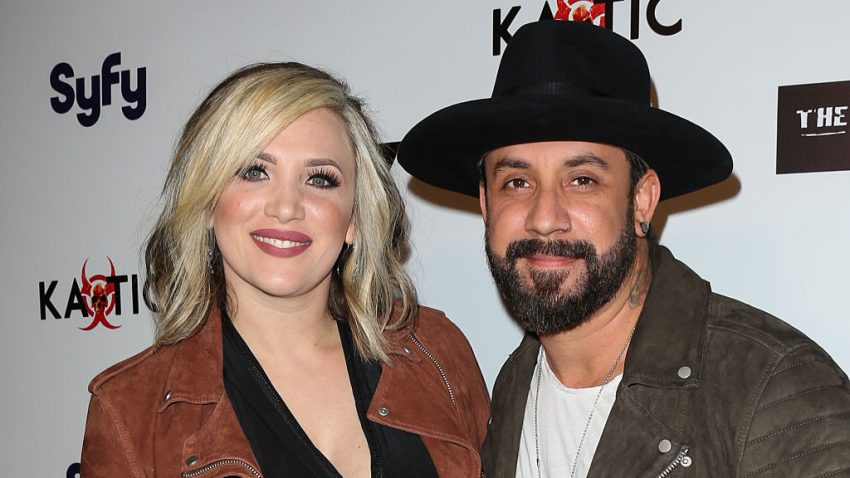 AJ McLean en zijn vrouw Rochelle Gettyimages 518670676